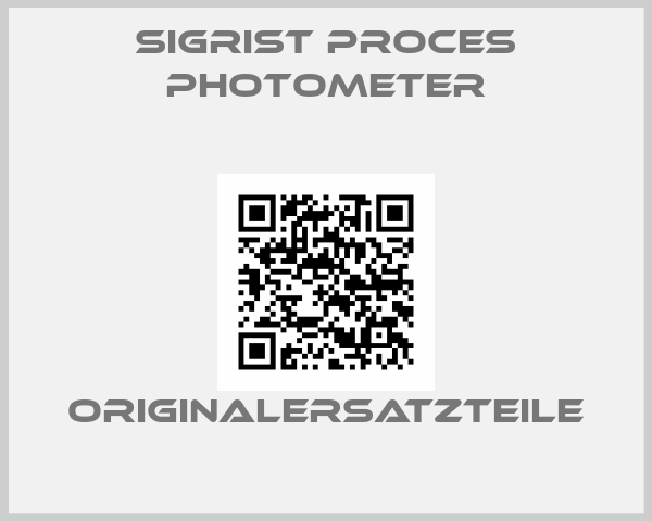 Sigrist Proces Photometer