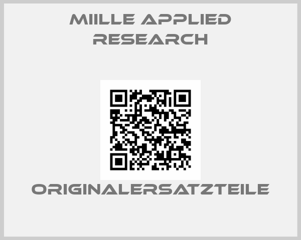 Miille Applied Research